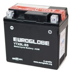 Landport MC Batteri YTX5L-BS, 4Ah, 12V