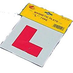 Øvelseskjøring "L"Magnetplate Rød
