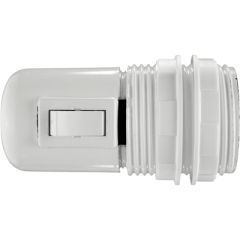 Lampeholder E27, Hvit m/skjermring og bryter