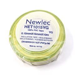 Elektrotape 7740 ,Gul/Grønn 10M
