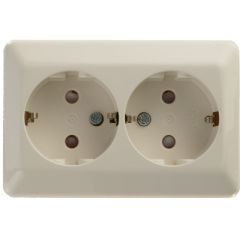 Stikkontakt M/J 8058 ,Barnesikr.På