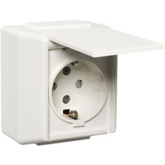 Stikkontakt 8059 ,M/J Tett,På Vegg