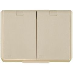 Stikkontakt.Tett 8061 ,Dobb.Vanntett