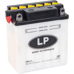 Landport Mc Batteri YB3L-A, 3Ah, 12V