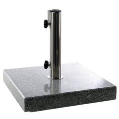 Parasollfot "granitt" , 35kg, 45x45cm m/hjul