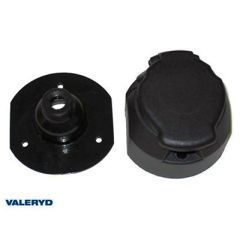 Stikkontakt 13 polet, plast med stikkontakt for tåkelykt