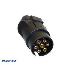 Stikkpropp 7-pol, plast, skrue koppling