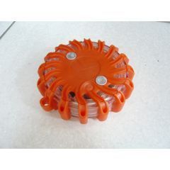 Varsellys Rund Led Orange M/Magnet
