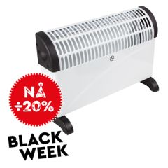Varmeovn Konvektor 1500 W, Hvit