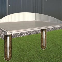 Biohort Bakkeskrue fundament Utstyrsskap 90