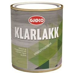 Gjøco Klarlakk 15 Vanntynnbar 0.75L
