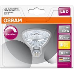 Osram Led Superstar  Mr16 3536° 5W/827 Gu5.3