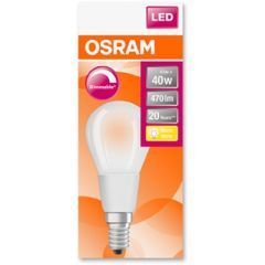 Osram Led Superstar Cl P  Gl Fr 40 Dim  5W/827 E14