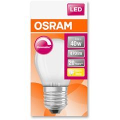 Osram Led Superstar Cl P  Gl Fr 40 Dim  6W/827 E27