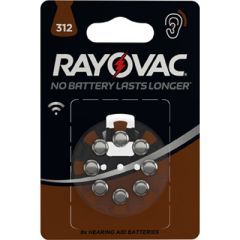 Rayovac batteri for høreapparat V312 PR41 blister