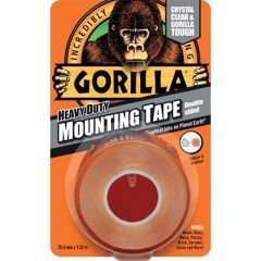 Gorilla monteringstape HD Mounting Tape 25.4mmx1.5