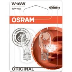Osram Billampe W16W 12V 16W T-15 (12067) 2-Pk