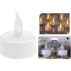 Telys Led M/Timer 2Pk Batteridrevet