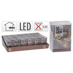 Lyslenke Led 50 Lys m/ timer