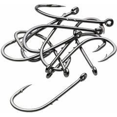 Kinetic Baitholder Single Hook #1/0 Black 10stk