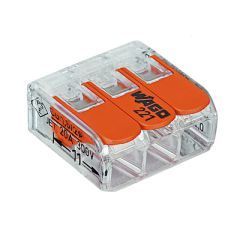 NET Koblingsklemme åpne 0,14-4mm2 3 leder 4 stk