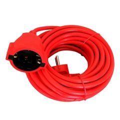 Skjøtekabel PVC rød 20M 3x1,5mm2 innendørs