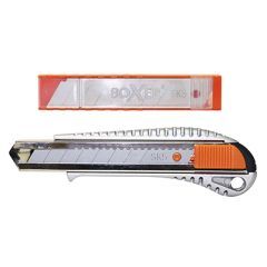 BOXER Hobbykniv 18 mm inkl. 10 ekstra knivblader