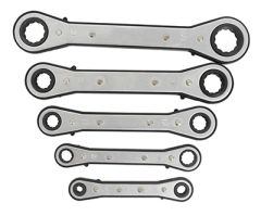 BOXER Ringnøkkelsett med skralle - dobbelt