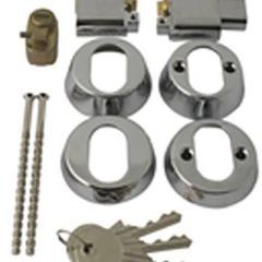 Habo Multisett 44 Børstet Krom Sb