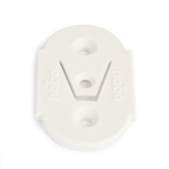 Habo Festeplate 1102 Hvit Sb