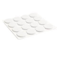 Habo Gulvbeskytter Filt 106 Ø20 Hvit Sb