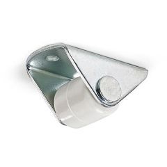 Habo Hjul 15Mm Elf/Hvit Plast Fast Sb