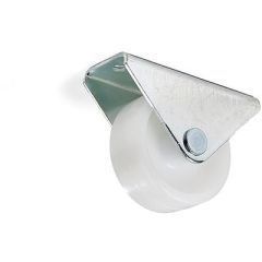 Habo Hjul 40Mm Elf/Hvit Plast Fast Sb 41