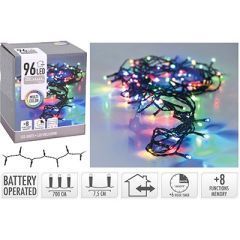 LysslyngeLED 96Lys Batteri Multicolor7m