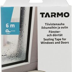 Tarmo Tettningslist P-profil hvit 9x6mm