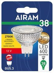 Airam LED MR16 12V AC 827 5W 36°