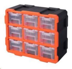 BoXer Sortimentkasse med 9 skuffer
