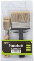 Craft Malepensel sett 3 pk koster fasade