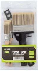 Craft Malepensel sett 3 pk pensler fasade + rørepi