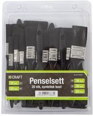 Craft Malepenselsett ass. 20 pk