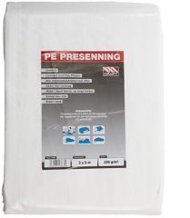 Presenning 3 x 5 m 220 gr hvit