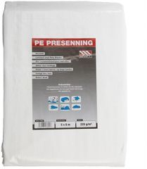 Presenning 5x8 m 220 gr hvit