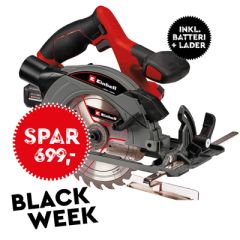 Einhell Sirkelsag 18V D.54mm Ø165 Solo - TE-CS 18/165-1