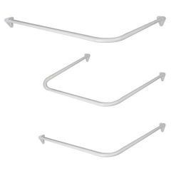 Habo Dusjforhengstang Kombi L/U Hvit Sb