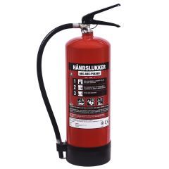Brannslukker 6 kg ABC pulver 55A