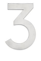 Habo Husnummer Home Rustfri 3