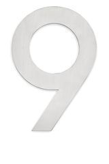 Habo Husnummer Home Rustfri 9