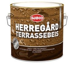 Gjøco Herregård Terrassebeis Oljebasert - A base 2,7 l