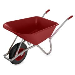 Trillebår 85 liter cherry red 145x58x60