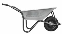 Home it® murertrillebår 110 liter m/ luftgummihjul og hammerlakk 
